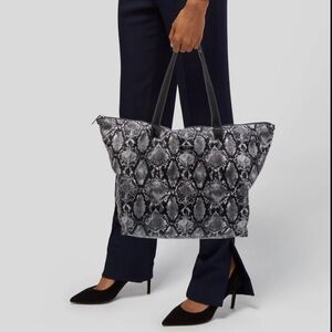 Rebecca Minkoff Monochrome Snake Print Tote